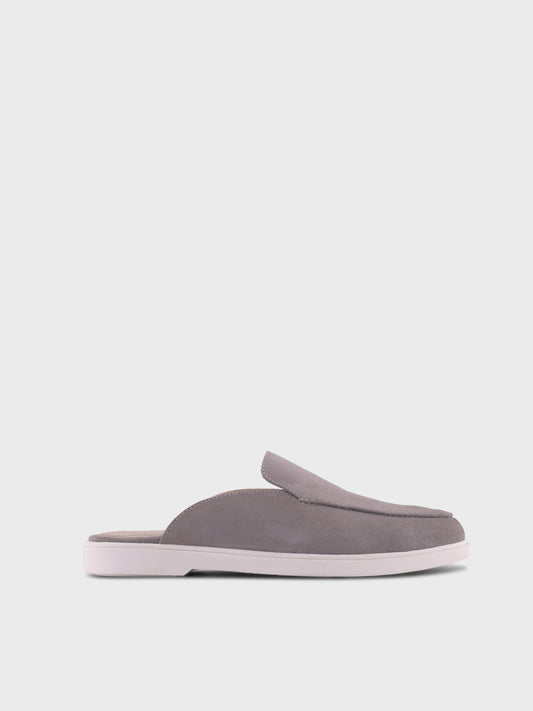 Romeo – Grey Suede Mules