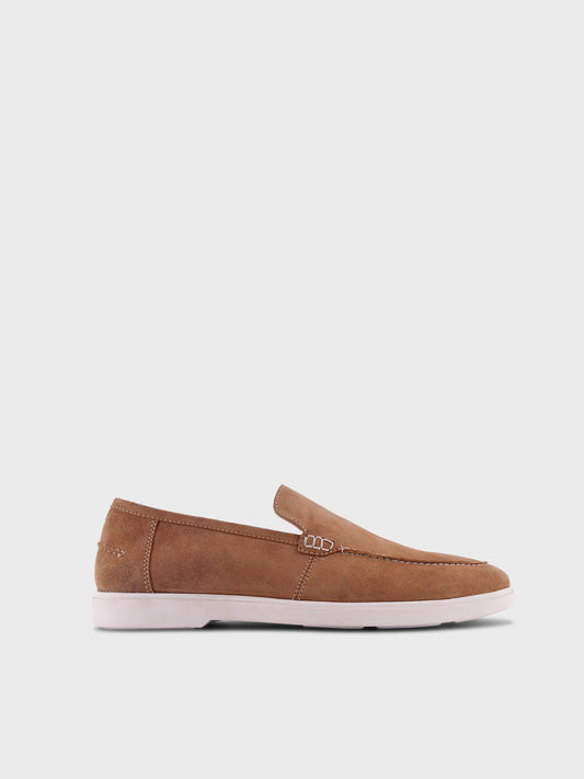 Romeo - Beige Suede Loafers