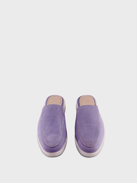 Romeo – Lavender Suede Mules