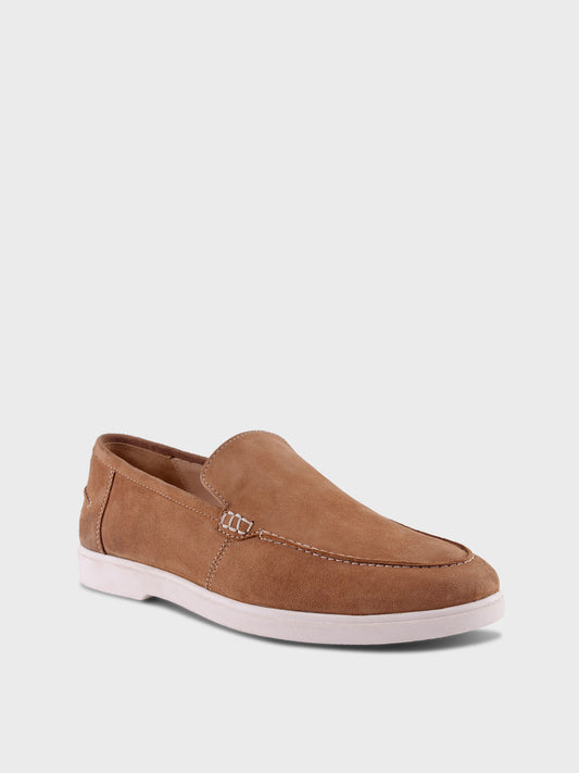 Romeo - Beige Suede Loafers