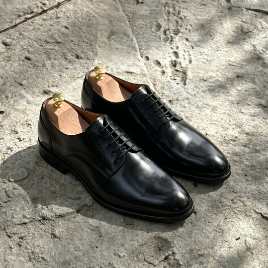 RNK Leo Black Derby Shoes