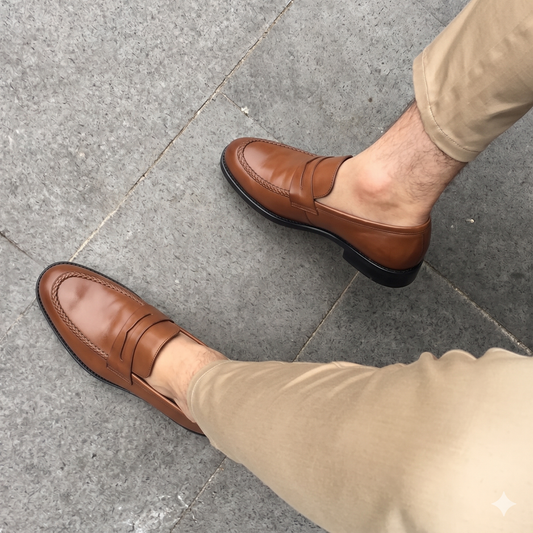 RNK Alex Brown Penny Loafers