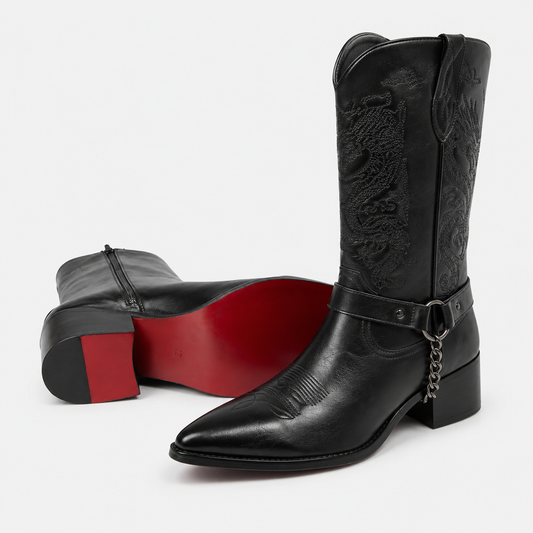 Drakon – Harness Cowboy Boots
