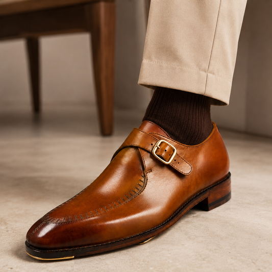 Astor - Single Monk Strap Shoes