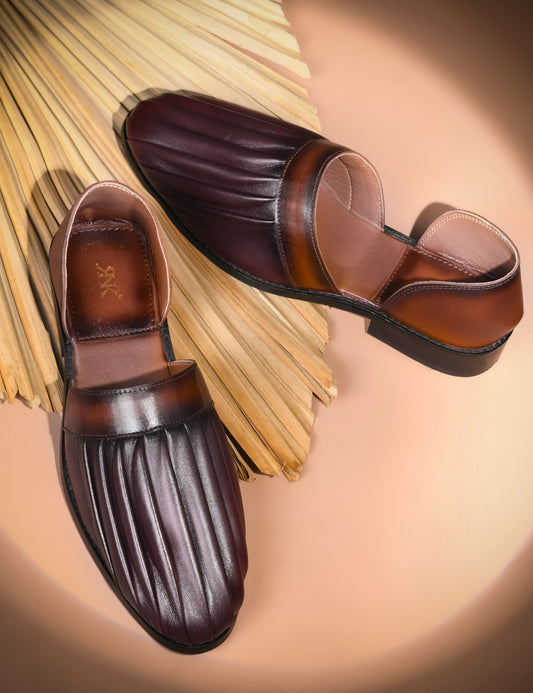 RNK FOLDÉ - Designer Pleated Leather Slip-Ons