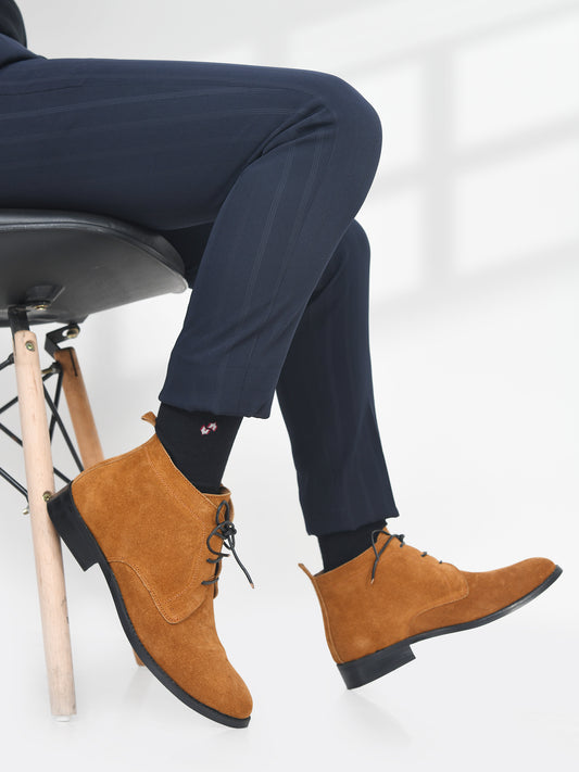 Lorenzo Tan – Premium Suede Chukka Boots for Men | RNK Luxe