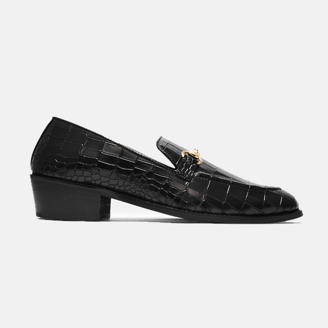 Cuban Heel Loafers
