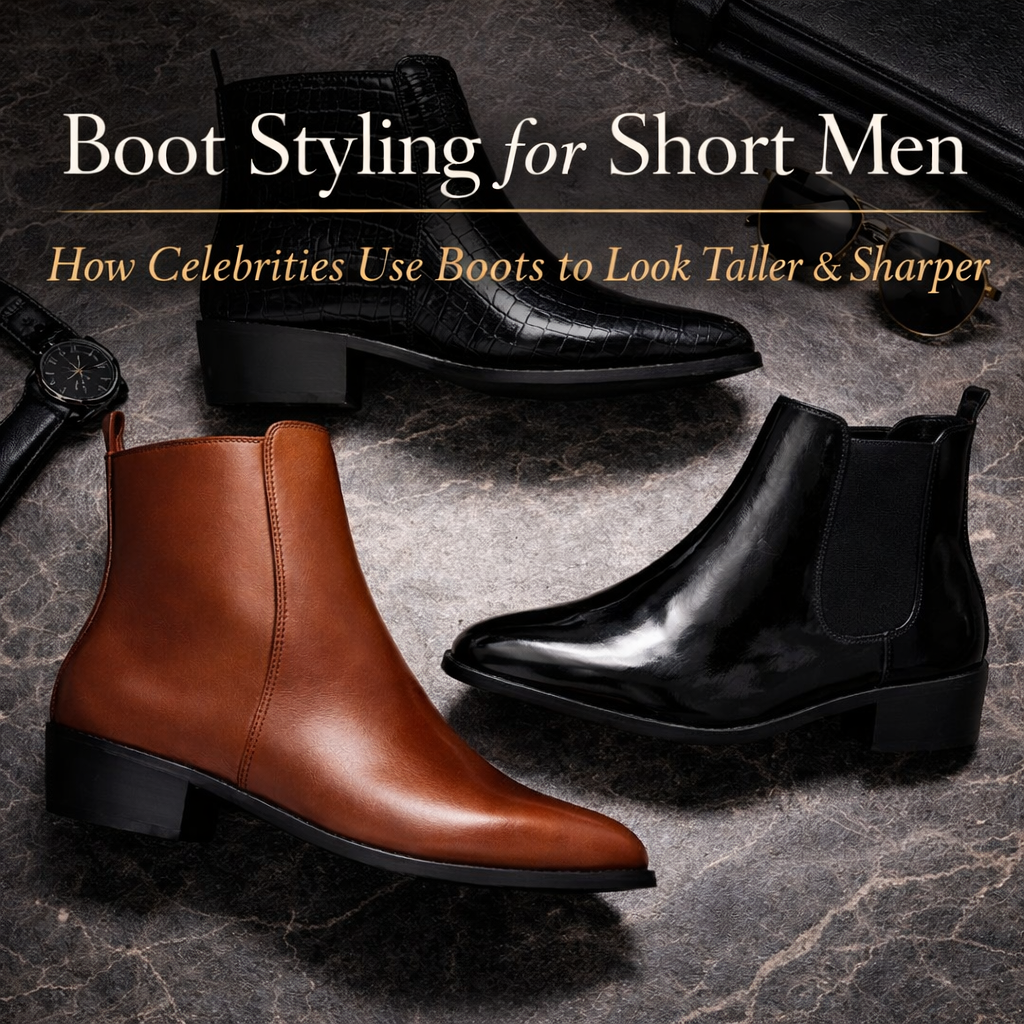 Boot Styling for Short Men – How Celebrities Use Boots to Look Taller &amp; Sharper | RNK Luxe