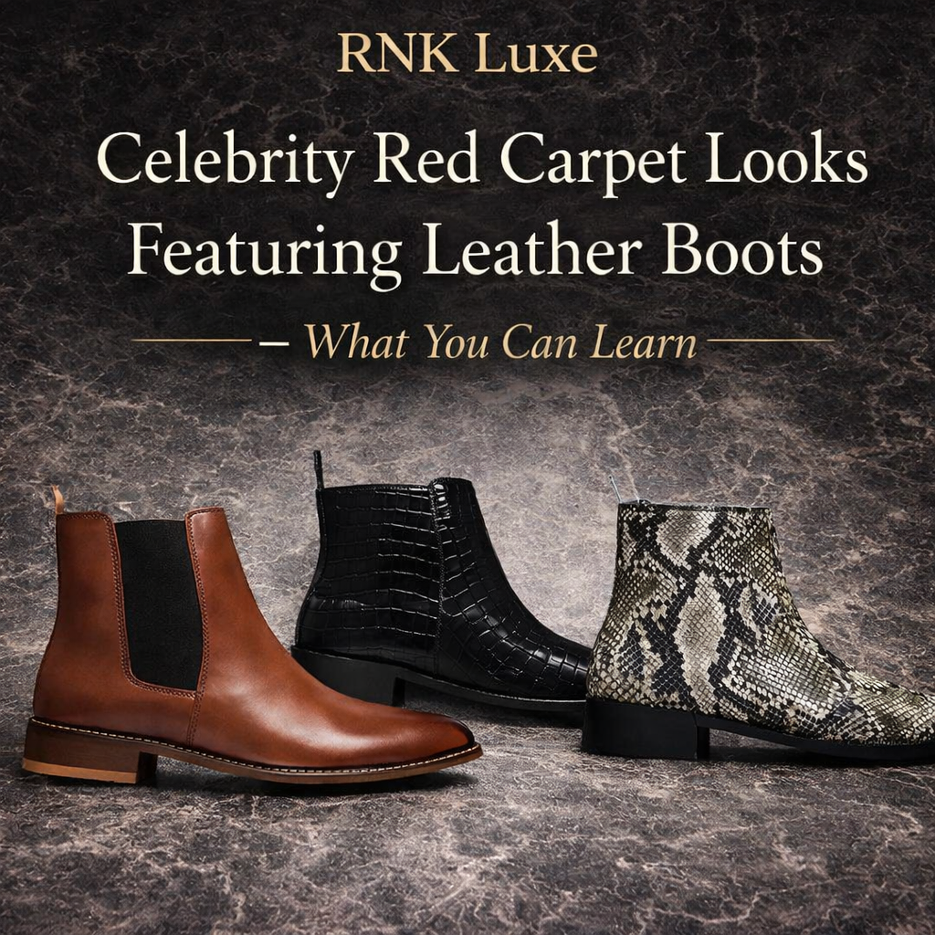 Celebrity Red Carpet Looks with Leather Boots | RNK Luxe