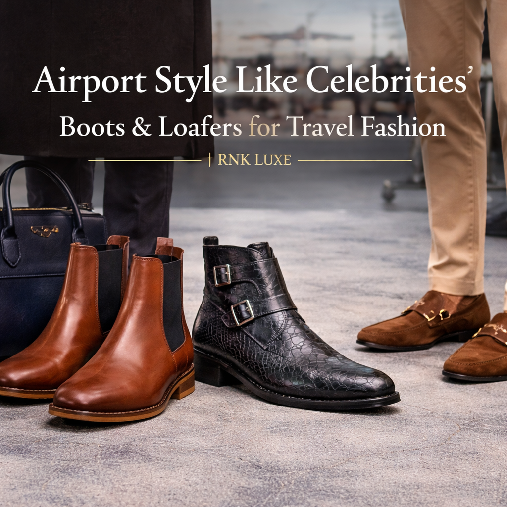 Airport Style Like Celebrities – Boots & Loafers for Travel Fashion | RNK Luxe