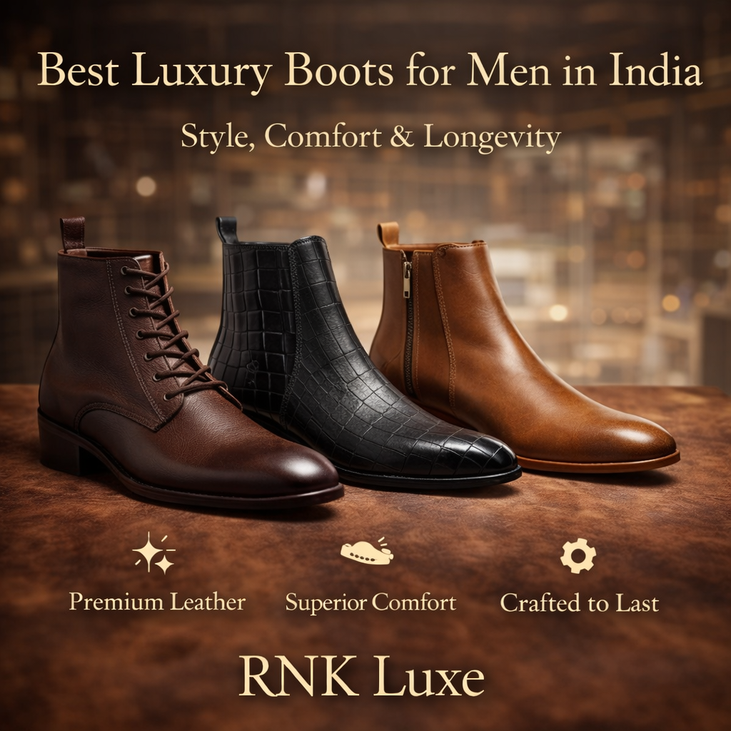 Best Luxury Boots for Men in India – Style, Comfort & Longevity