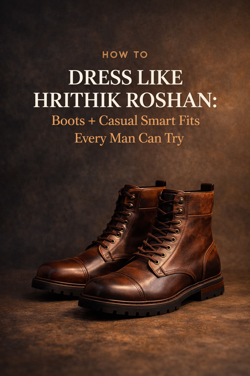 How to Dress Like Hrithik Roshan: Boots + Casual Smart Fits Every Man Can Try