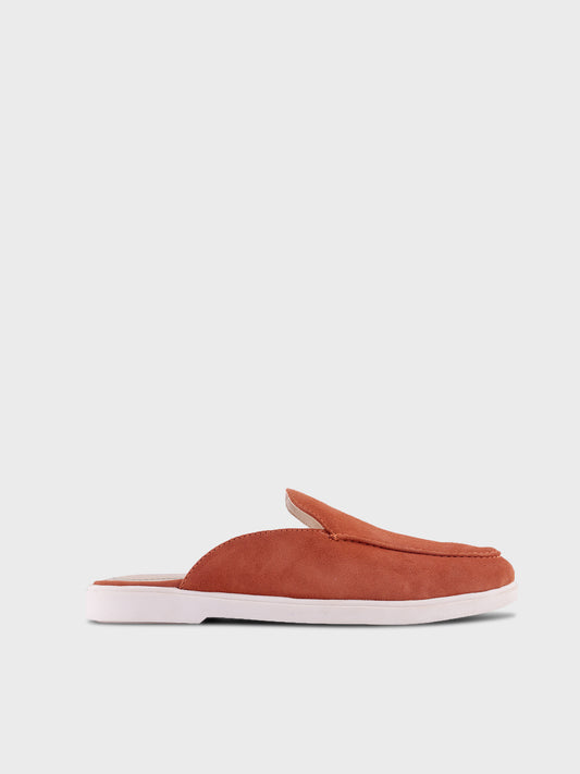 Romeo – Terracotta Suede Mules