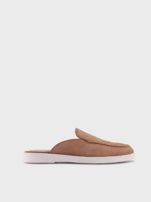 Romeo – Beige Suede Mules