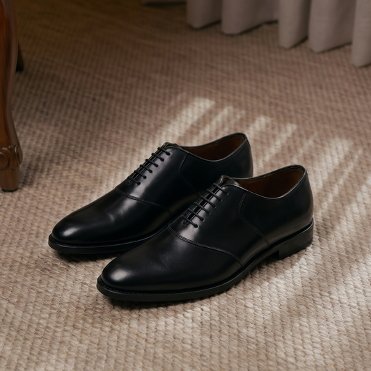 RNK Falcon Nero Oxford Shoes in Black