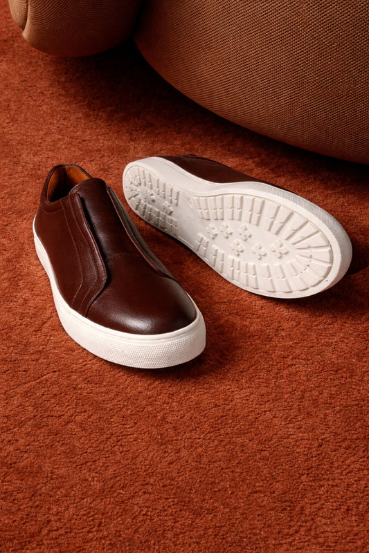 RNK Rovio – Premium Leather Slip-On Sneakers