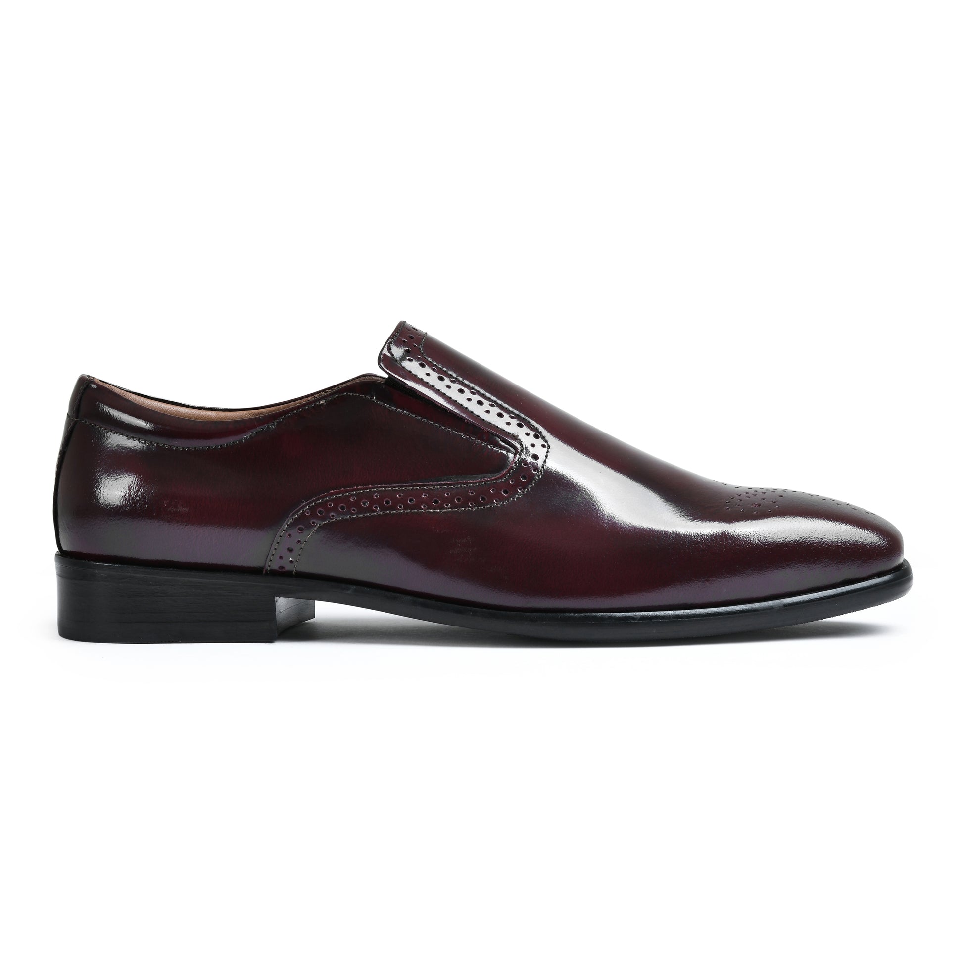 Burgundy shoes
