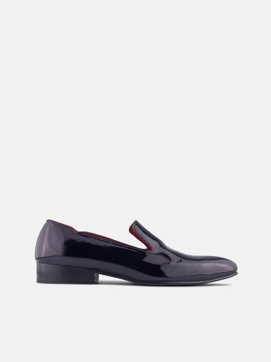 RNK GALA – Black Patent Leather Party Wear Shoes for Men