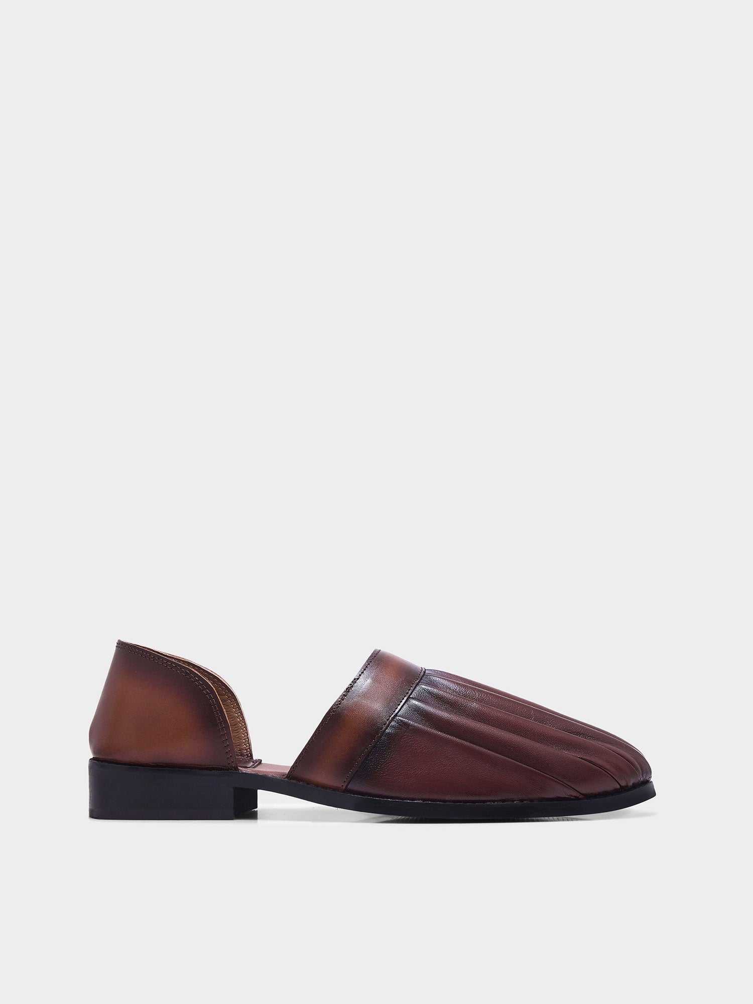 RNK FOLDÉ - Designer Pleated Leather Slip-Ons
