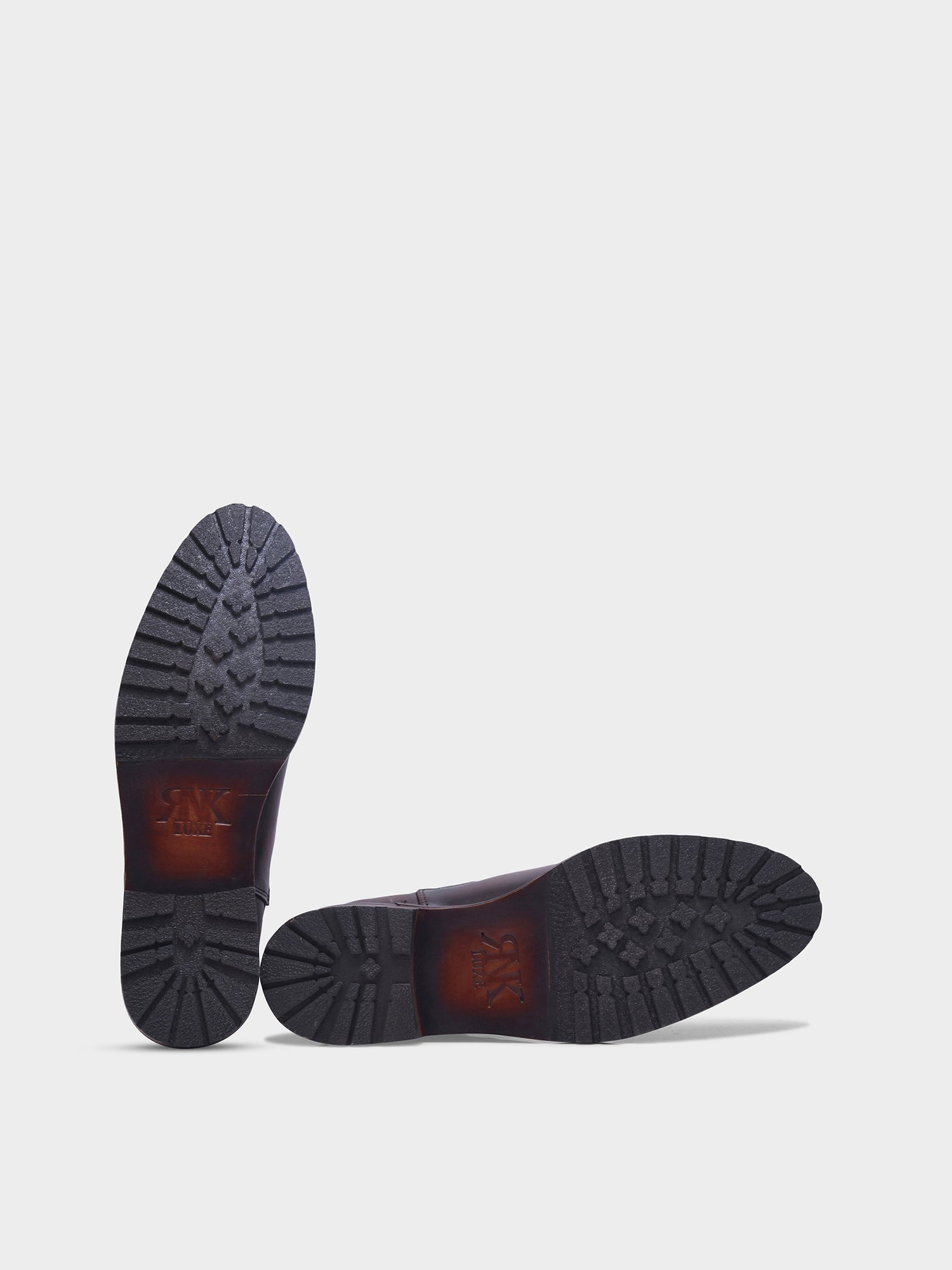 RNK BRONX – Brown Chelsea Boots for Men in Crust Leather