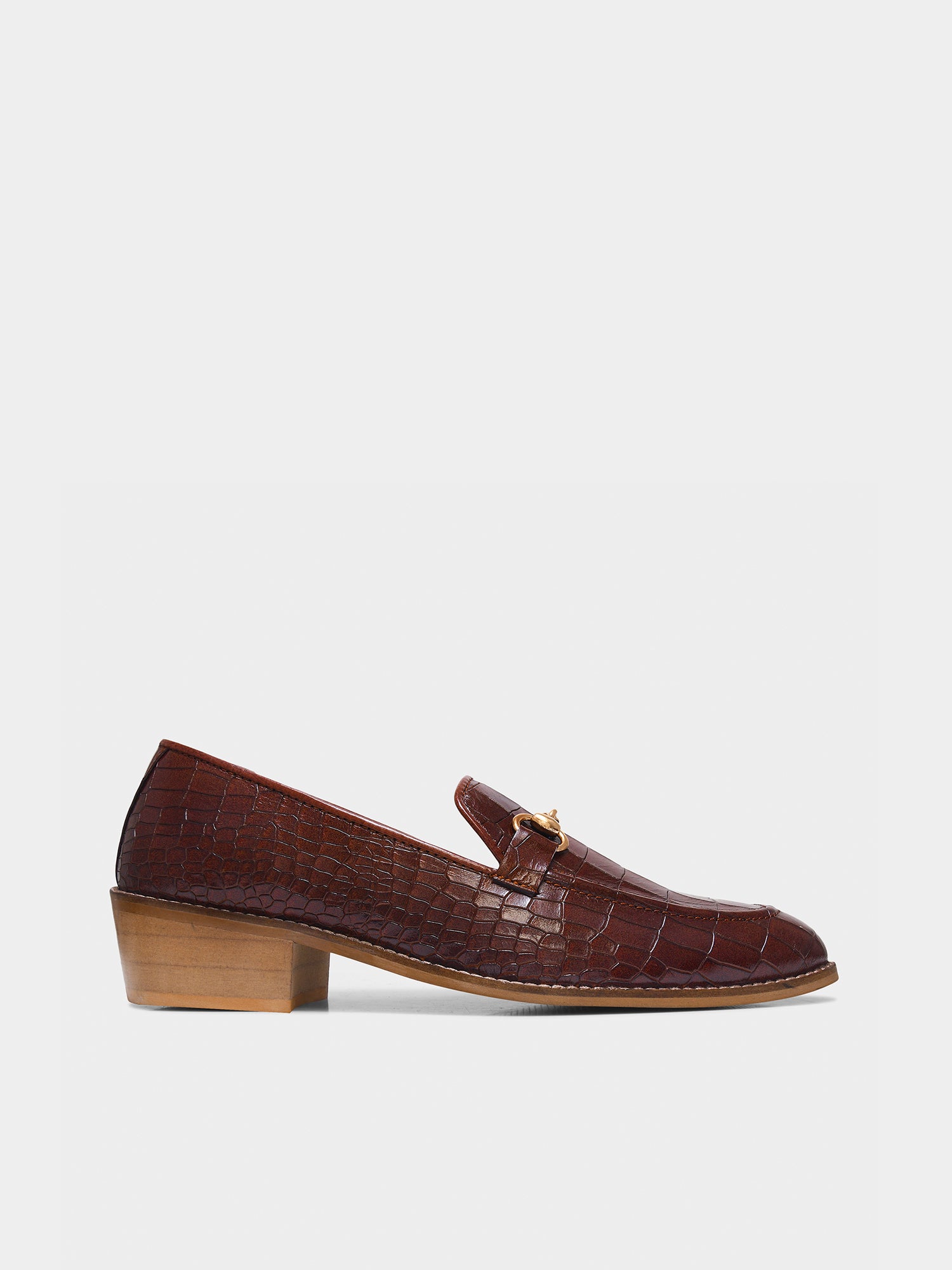 Regal Crocs - The Horsebit Loafers Tan (Cuban Heel)