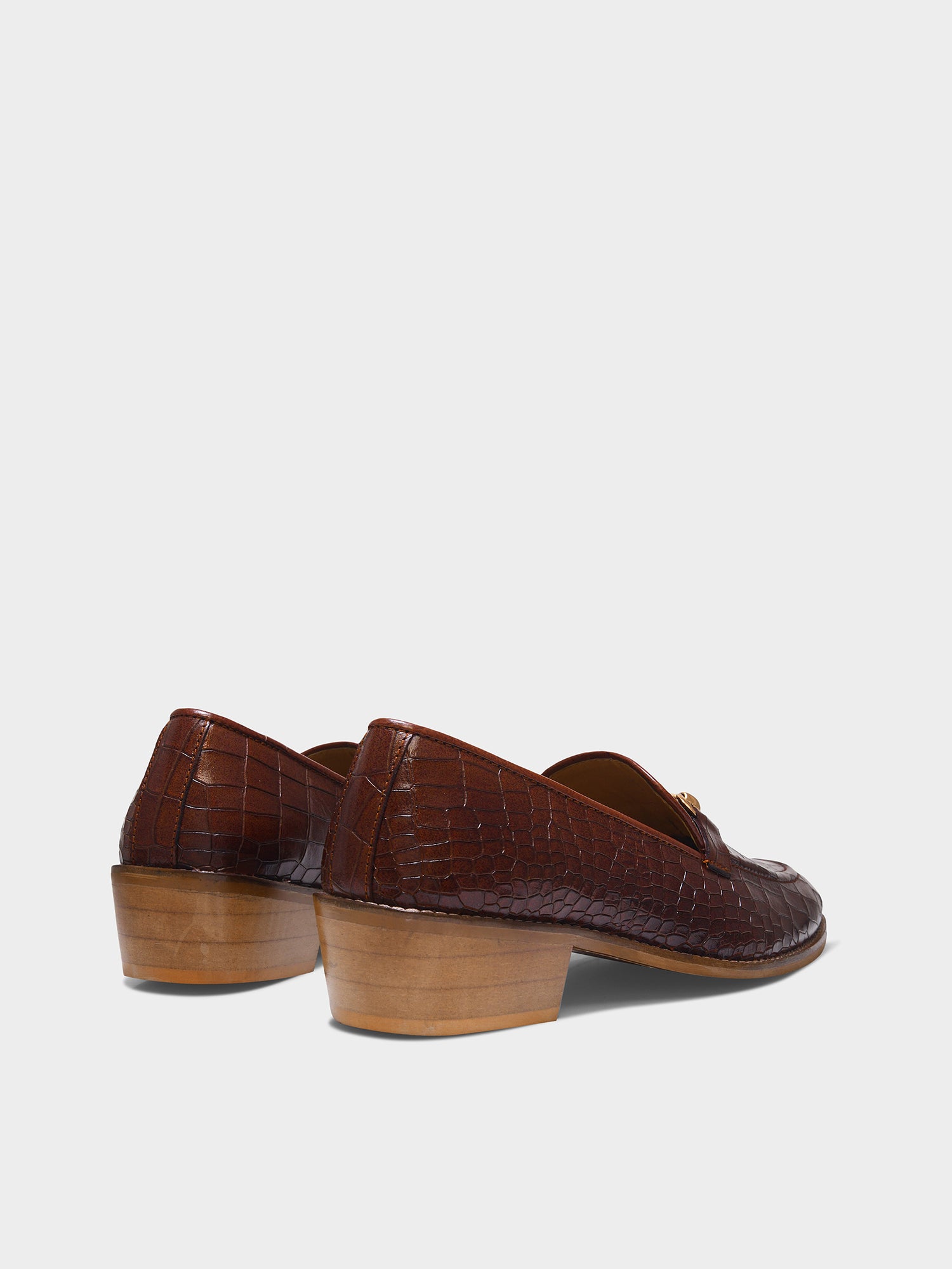 Regal Crocs - The Horsebit Loafers Tan (Cuban Heel)