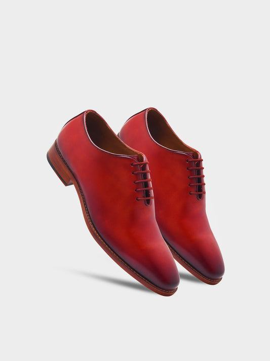 Imperio – Men’s Wholecut Oxfords in Reddish Tan | RNK Luxe