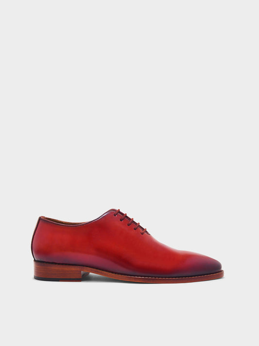 Imperio – Men’s Wholecut Oxfords in Reddish Tan | RNK Luxe