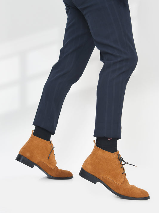 Lorenzo Tan – Premium Suede Chukka Boots for Men | RNK Luxe