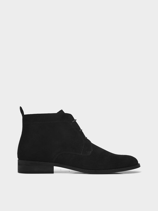 Lorenzo Black - Chukka Boots in Suede Leather