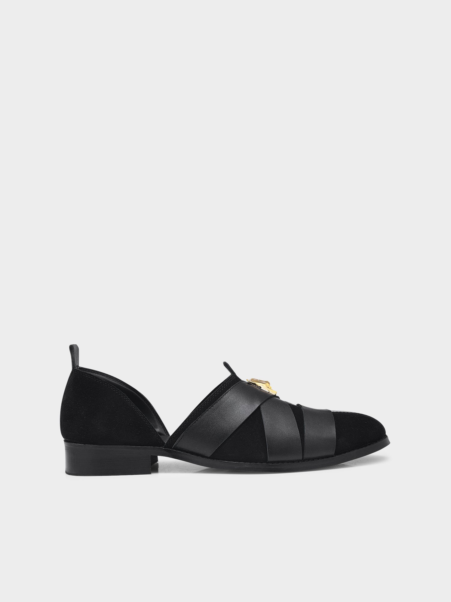 Peshawari Sandals Slip-Ons - Black