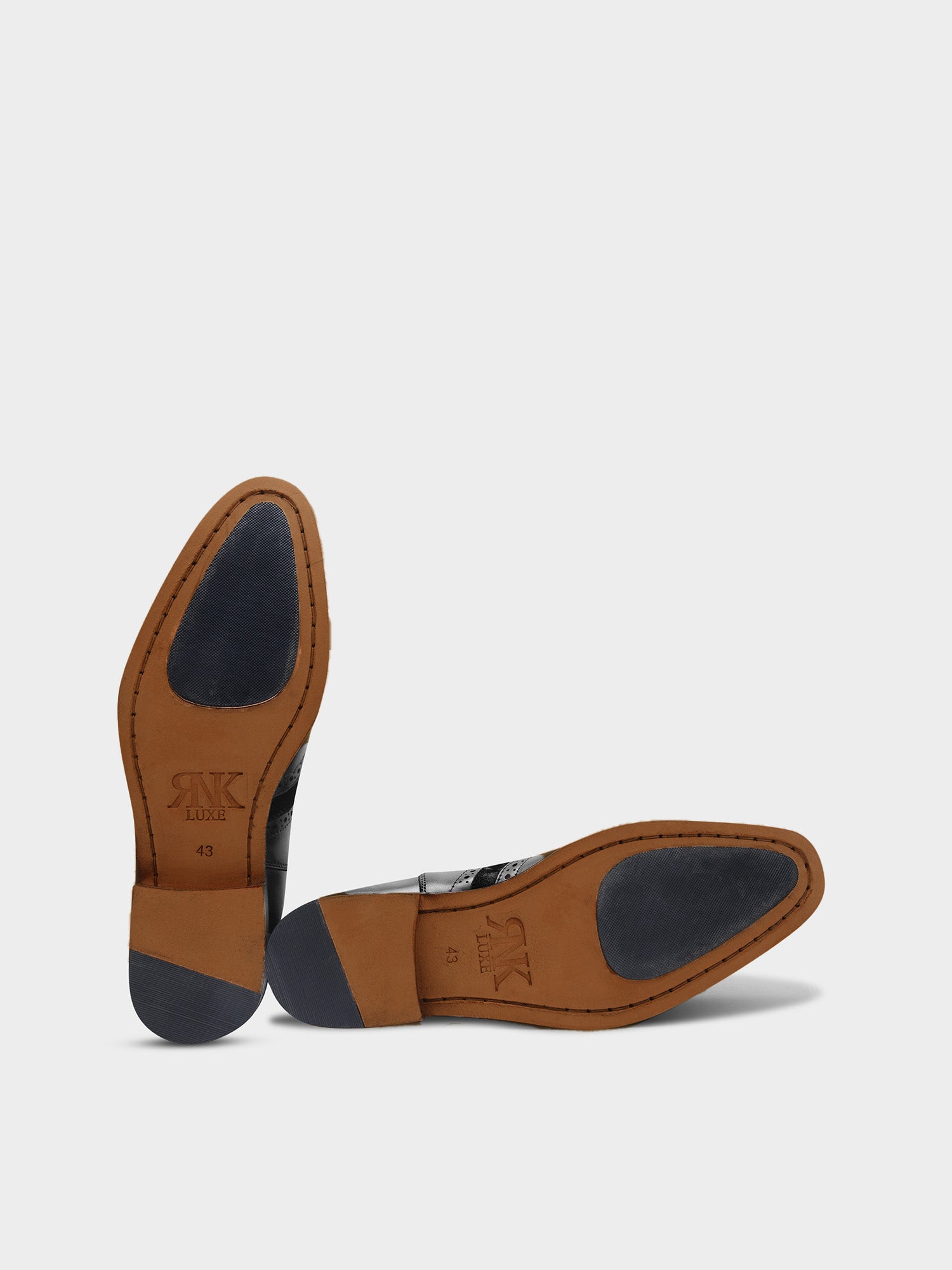 The Wing (Black) - Wingtip Brogue Chelsea Boots | RNK LUXE