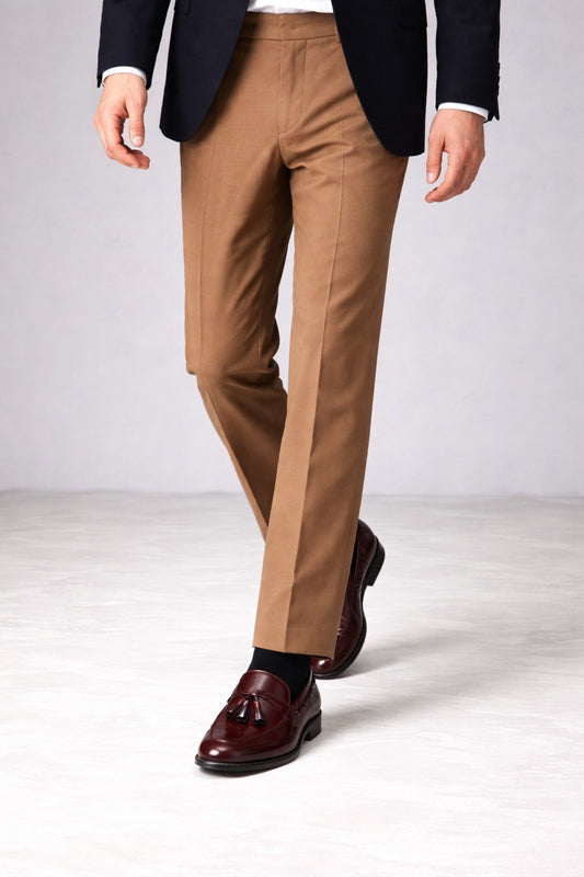 Nomade Burgundy – Luxury Tassel Loafers in Hand-Burnished Calf Leather